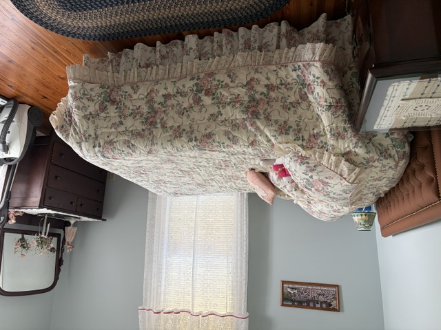 Both bedrooms offer country decor.